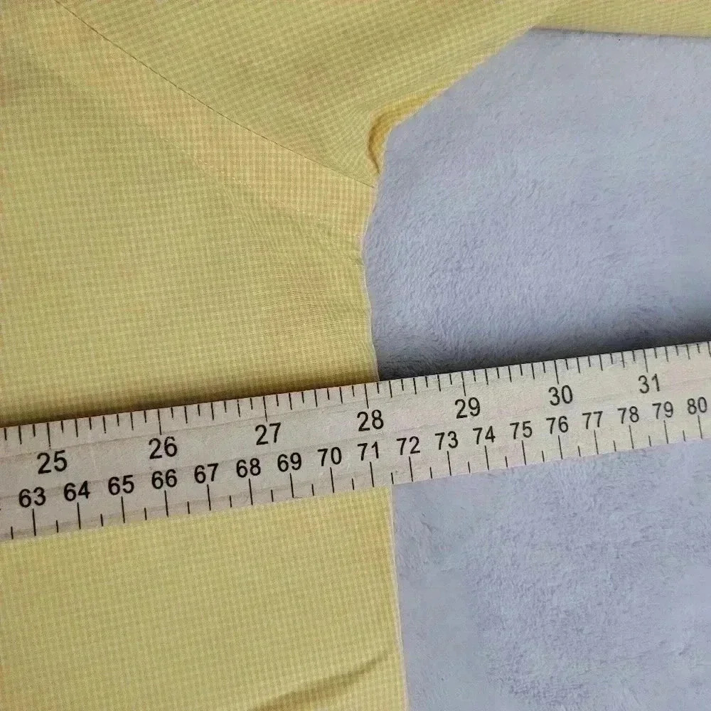 Polo Ralph Lauren Shirt Mens 2XLT Button Up Classic Fit Yellow Blue Pony - Picture 6 of 8
